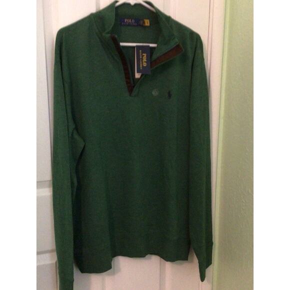 Polo Ralph Lauren Green pullover Green NWT - Picture 1 of 5